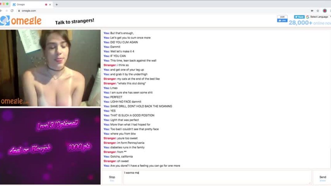 ⁣Omegle beautiful perfect girl